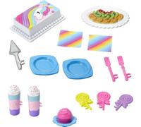 15 Piece Doll and House Accessory Set with Cake and Plates
