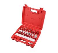 15-Piece High-Speed Steel Milling Cutter Bit for Cabinet Construction, Edge Trimming and Material Shaping, Cabinet Door Construction Tool, Multi-Purpose Cutter Bit Set for Wood and Plastic