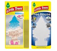 15 Piece Little Magic Tree Car Air Freshener BEACH DAYS neroli x14 + Holder (W)