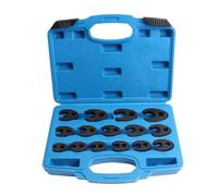 15-Piece Metric Crowfoot Wrench Set 8-24mm Open End Spanners for Mechanics Ideal for Tight Spaces and Hard-to-Reach Areas and Versatile Tool Kit