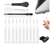 15 Piece Phone Cleaning Kit - Precision Charging Port & Headphone Jack Cleaner Set | Soft Bristle Brush Tools With Metal Pick For Stumped Dust,