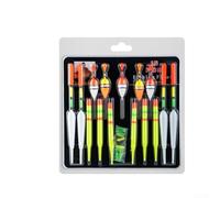 15 Piece Plastic Assortment with Foam Core for Strong Buoyancy and Performance in For Big Fish Fishing