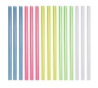 15 Pieces Binding Bars Slide Grip, A4 Slide Binders File Report Project Presentation Covers Clips, Plastic Spine Bars Sliding Binders for Home School Office Document Classification (Transparent 1.5cm)