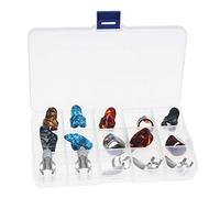 15 Pieces Finger Pick Thumb Pick Set Guitar Pick Metal Thumb Picks for Guitar