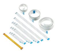 15 Pieces Flexible Ribbon Cable Set, Compatible with Raspberry Pi Camera, Including 3.9 Inch 5.9 Inch 7.87 Inch 9.84 Inch 11.8 Inch 15.74 Inch 19.69 Inch 39.37 Inch for Pi Camera, 6.3 Inch for Pi Zero