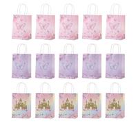 15 Pieces Gift Tote Bags, Butterfly Print Tote Bags, Kids Gift Bags, Butterfly Party Favor Bags, Creative Tote Bags