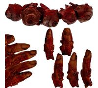 15 Pieces Halloween Broken Fake Body Parts Decoration Scary Fake Fingers Eyeballs Horror Props Halloween Haunted Room Vampire Zombie Horror Party Favors