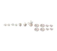 15 Pieces Miniature Crockery Porcelain Tea Set Tableware Cup Plate Floral Print