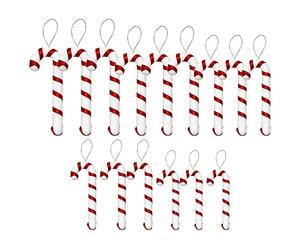 15 pieces of Christmas candy canes, Christmas tree decorations, party supplies, holiday decorations, personalized Christmas decorations, Christmas decoration sets, festive atmosphere accessories