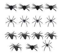 15 Pieces Realistic Scary Spider, Scary Spiders, Realistic Spider Halloween Decoration, Fake Black Spiders, Halloween Black Fake Spider, Plastic Spider Black