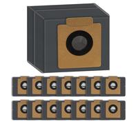 (15 Pieces) X10 Pro Omni Replacement Dust Bags for Eufy Clean X8 Pro, X10 Pro Omni Robot Vacuum, Large Capacity Filter Bags, Disposable Vacuum Bag Accessories Parts, Cylinder Bags, Dust Bag