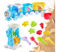 15 PieceSand Toys - Beach Play Set Fun, Outdoor Tool Material for Safe Creative Play for Ages 1 and Up Boys Girls Travel Beach Pool Garden Backyard Lakeside Activity Use