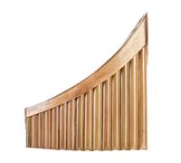 15 pipe bamboo pan flute in the key of G for right hand pan flute instrument