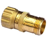 15 psi Water Pressure Reducer Regulator for Drip Tape, 3/4 inch Hose Thread, 125 psi Max Inlet Pressure, Lead-free Brass, Low Flow Rate, Qty: 1