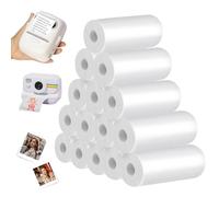 15 Rolls Thermal Paper, Children's Instant Camera Refill Paper, Thermal Paper for Cash Registers, No Printing Ink Required (57 x 29 mm)
