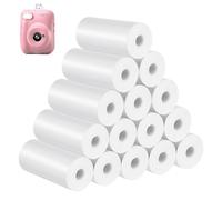 15 Rolls Thermal Paper for Kids Instant Cameras - 57 x 25 mm, Zero Ink Printing, Easy to Replace, BPA-Free Refill Paper Compatible with Mini and Kids Printers