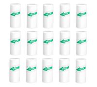 15 Rolls Thermal Printer Paper, 57 x 25mm Mini Printer Sticker Paper for Most Mini Sticker Printers(Color:White)