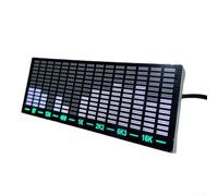 15-Segment LED Bar Audio Spectrum Display Module for Music VU Meter & Sound Level Indicator - 20Hz-25kHz Range, Type-C Powered, and-Play