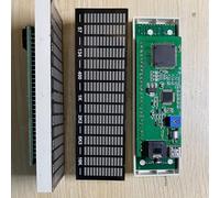 15-Segment LED Bar Display Audio Spectrum Level Indicator for 20Hz-25kHz Signal Analysis, VU Meter Visualization Module with USB-C 5V Power Input, PCB-Based,