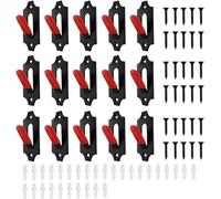 15 Sets 2 Holes European Mount Skull Hangers Silicone Protector Skull Mount Hanger for Indoor Outdoor Hanging Antelope Cattle Coyote and Small Hunting Animals with Screws