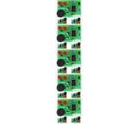 15 Sets Electronic Flash Circuit Soldering Practice Board Kit | Fr4 Green Board, Buzzer and 9v Clip Included, Hands-on Class Training for Electronics Beginners