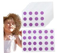 15 Sheet/180Pcs UV Detection Stickers PVC Reusable Sunscreen Stickers Reapply Reminder to Avoid Sunburns, Self-Adhesive Beach Essentials for Women Men UV