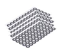 15-Sheet 3D Scanning Markers - 6mm ID / 10mm OD, High-Precision Reflective Target Labels for 3D Motion Capture & Analysis, 50 per Sheet