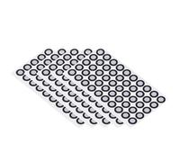 15 Sheet X 50Pcs 3D Scanning Marker 6mm Inner Diameter 10mm Outer Diameter Positioning Target 3D Reflection Marker Dot Sticker for 3D Motion Catch and Gait Analysis