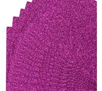 15 Sheets A4 Rose Glitter Cardstock, 300gsm Non Shed Glitter Craft Paper for Scrapbook DIY Art Project Greeting Cards Party Decoration