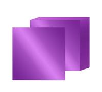 15 Sheets Purple Metallic Cardstock Paper 12" x 12", 92lb/250gsm Thick Paper Foil Cardstock Shiny Mirror Paper Glitter Paper for Crafts Scrapbook Card Making Invitations Party Decoration (Purple)