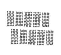 15 Sheets Reflective Markers 3d Scanner Marker End Cap Fittings 3d Scanning Markers Reflective Keychains High Visibility Keychain Tag 3d Scanner Marking Points The Pet Black