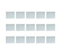 15 Sheets White Labels Adhesive Sticker Jams Label Small Blanks Sticker for Home School