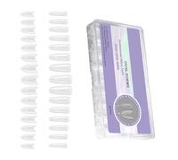 15 Sizes Gel Nails Forms Transparent Design Effortless Manicure Maintenance for Gel Nails Extensions Non Slip Dog Ladder Nail Molds