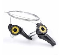 15-Speed to 21-Speed Bicycle Shifter Levers for MTB with Pre-Attached Shift Cable for Smooth Gear Transitions (Black)