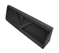 15" Steel Floor Vent Grille Adjustable Control Quiet Design Removable Cover for Home Ventilation Systems Residential Corner Floor Vent