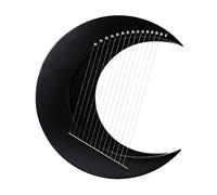 15-string Crescent Moon Type Lyre C Key Harp Portable Lyra Steel Wire Strings Mini String Instrument,Mini String Instrument