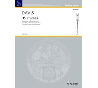 15 Studies: pour flûte à bec soprano ou ténor. soprano- or tenor recorder.