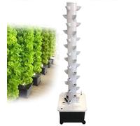 15 Tiers, 45 Holes, Hydroponic Tower Kit, Vertical Hydroponic Growing System, Aquaponics Growing System, Hydroponic Growing System The Garden, For Gardening In The Kitchen At Home