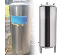 15 to 80 gal Well Pressure Tank Vertical Stainless Steel Water Tanks for Tap Pressurization Floor Standing Storage Containers Pumps/System