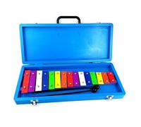 15 Tone Aluminum Plate Piano Percussion Instrument Music Teaching Aids Hand Knocked Xylophone Celesta