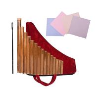 15-tube Bamboo Panpipe In G Key Left Hand Panpipe Musical Instrument Suitable For Beginners And Students