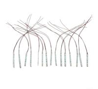 15-Unit For Pre-Connected White LED Strip for SMD 3528 Application in Model Railroads Dollhouses and Small-Scale Architectural Displays (White Light)