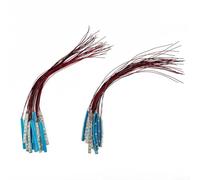 15 Units of 3528 For SMD LED Light Strip For Pre Assembled with Wires for Use in 12V~18V Model Railway and Architectural Layout Lighting (White Light)