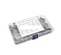 15 Values 200pcs Electrolytic Capacitor Organization Storage 0.1-220uF Capacitors Assortment Box Kit