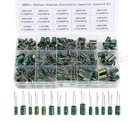 15 Values 225PCS 1uF-470uF 16V-50V Aluminium Capacitor Box Kit