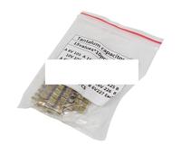 15 Values Tantalum Capacitor Assortment Kit 1uf-220uf A/B Case Tantalum Capacitor Set 1UF 2.2UF 4.7UF 10UF 47UF Capacitors
