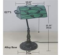 (15 Variation) Table Lamp Bankers Lamp Green Restaurant Light for Table Lamp Banker Desk Lamps Library Lamp Vintage Lamp Bedside Reading Lamp for Bedroom E27 -,A