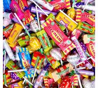 15+ Varieties Mega Sweet Mix 500g - Bulk Pick & Assorted Candy & Lollipops Bag for Kids' Parties and Retro Sweet Lovers Pick n Mix Sweets for Every Ocassion