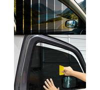 15% VLT Car Window Tint Solar Film 3 Metre Roll - Professional Self-Adhesive Auto & Home Glass | Limo Black Privacy + High UV Block | Includes Installation Tool Kit