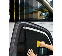15% VLT Car Window Tint Solar Film 4 Metre Roll - Professional Self-Adhesive Auto & Home Glass | Limo Black Privacy + High UV Block | Includes Installation Tool Kit